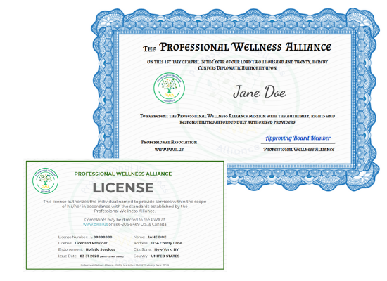 professional-wellness-alliance-license-certificate-example